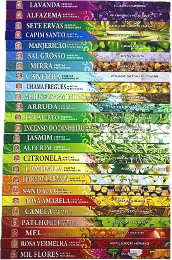 INCENSO INDIANO GUDA SELEÇÃO 25CX8VR FULL