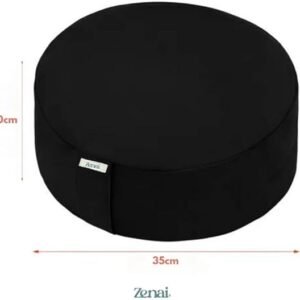 Zenai - Zafu Almofada de Meditação | Ideal para Yoga, Postura e Mindfulness | Enchimento Reciclado e Capa Removível | Suporte Postural Confortável