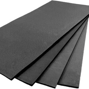 Kit 4 Colchonetes Eva Tapete Yoga Exercícios 10mm Preto