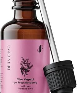 Óleo Vegetal Rosa Mosqueta 100% Puro Natural, Hidratante Facial, Corporal, Antirrugas Dermopac 30ml