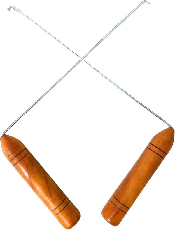 Dual Rod em Madeira para Radiestesia