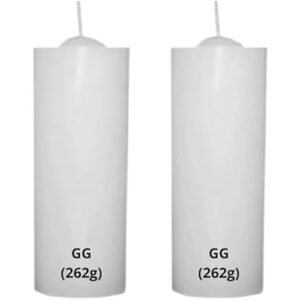 Kit 4 Vela De 7 Dias Colorida 262g (Branco)