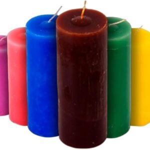 7 velas votivas coloridas de 7 dias com 250g | parafina pura de alta durabilidade | Mix de cores
