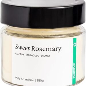 Vela Aromatica Artesanal Perfumada - 150g - Minerva Candles (Sweet Rosemary)