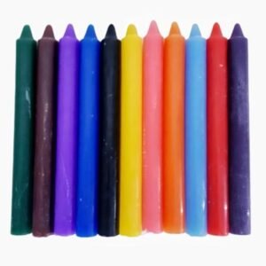 Velas Palito Branca Ou Colorida 100 Velas